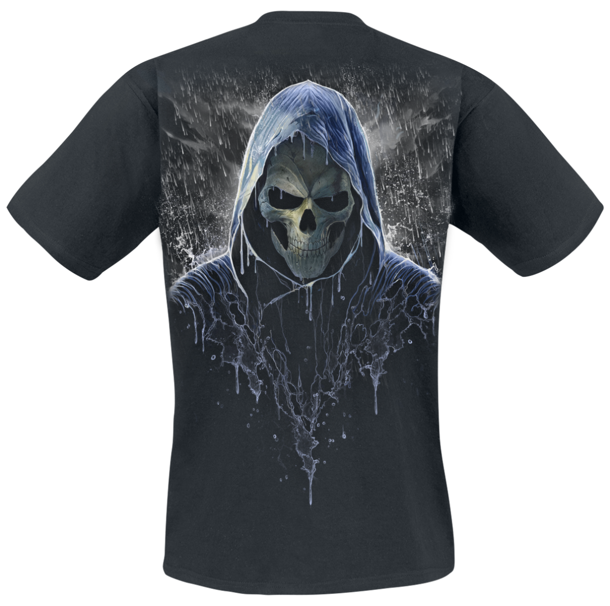 T-Shirt Manches courtes  de Spiral - Reaping in the rain - S à M - pour Homme - noir - Spiral - View 2