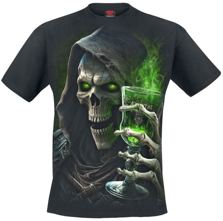 T-Shirt Manches courtes  de Spiral - The Green Fairy - S à 4XL - pour Homme - noir - Spiral