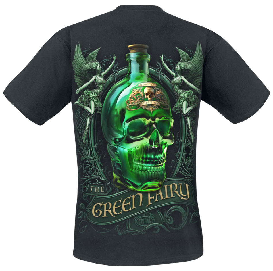 T-Shirt Manches courtes  de Spiral - The Green Fairy - S à 4XL - pour Homme - noir - Spiral - View 2