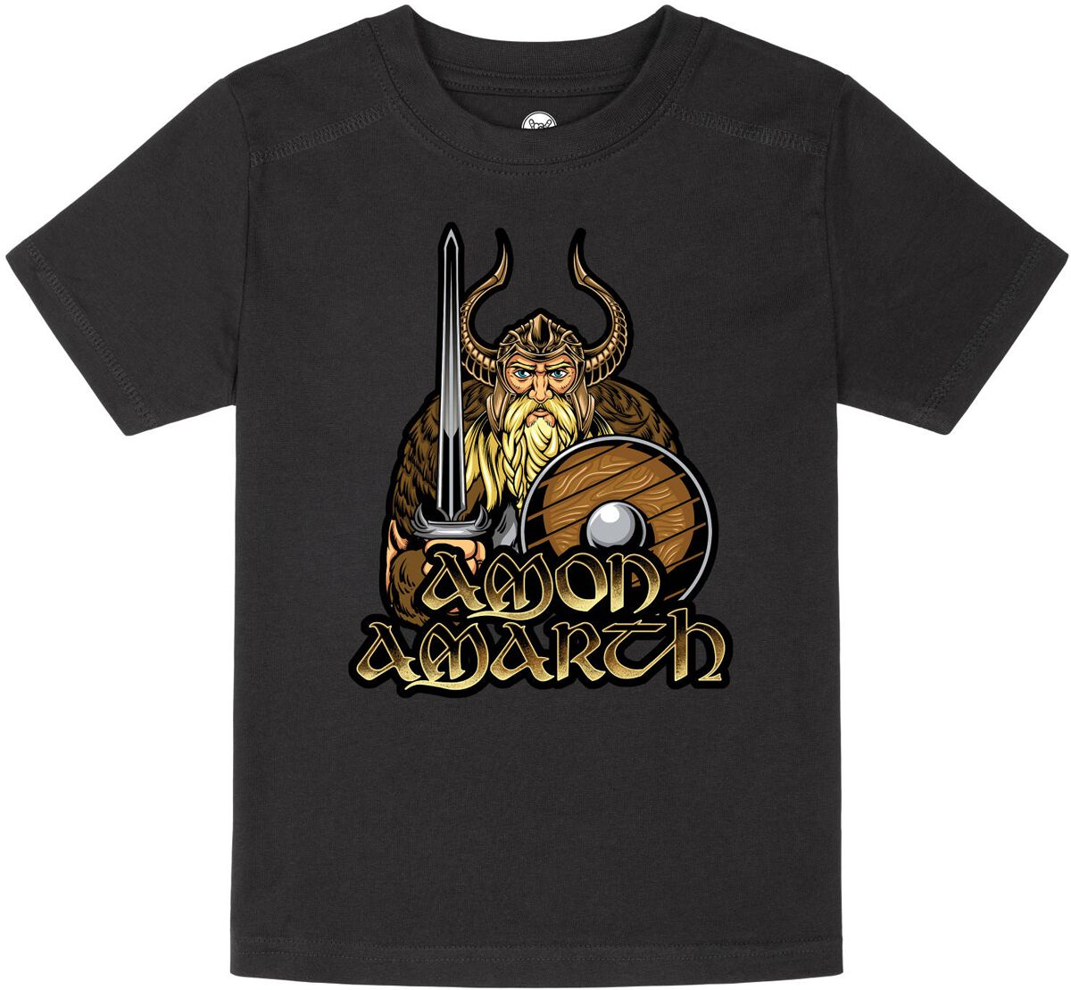 T-shirt  de Amon Amarth - Metal-Kids - Viking - 164 - pour filles & garçonse - noir - Amon Amarth