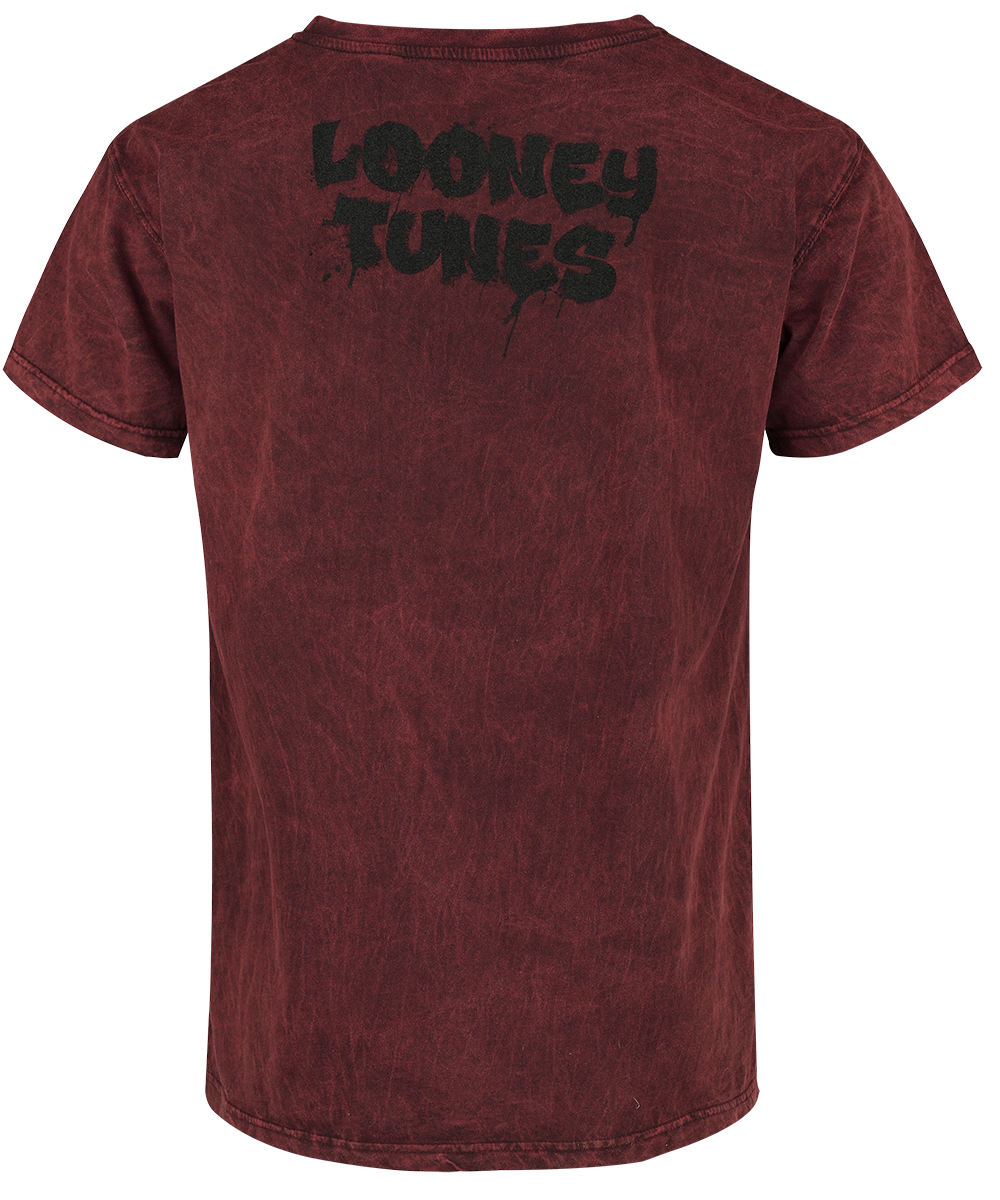 T-Shirt Manches courtes  de Looney Tunes - Coyote - Genius - S à 3XL - pour Homme - rouge - Looney Tunes - View 2