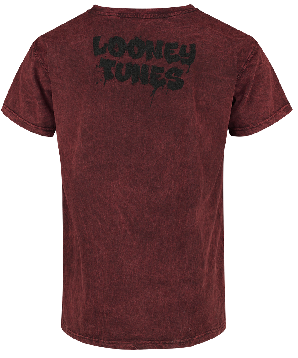 T-Shirt Manches courtes  de Looney Tunes - Coyote - Genius - S à 3XL - pour Homme - rouge - Looney Tunes - View 2