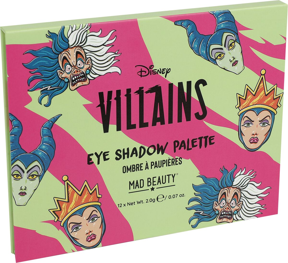 Fard à paupières Disney de Walt Disney - Mad Beauty - Vilains - Palette de Fards à Paupières - pour Femme - Standard - Walt Disney