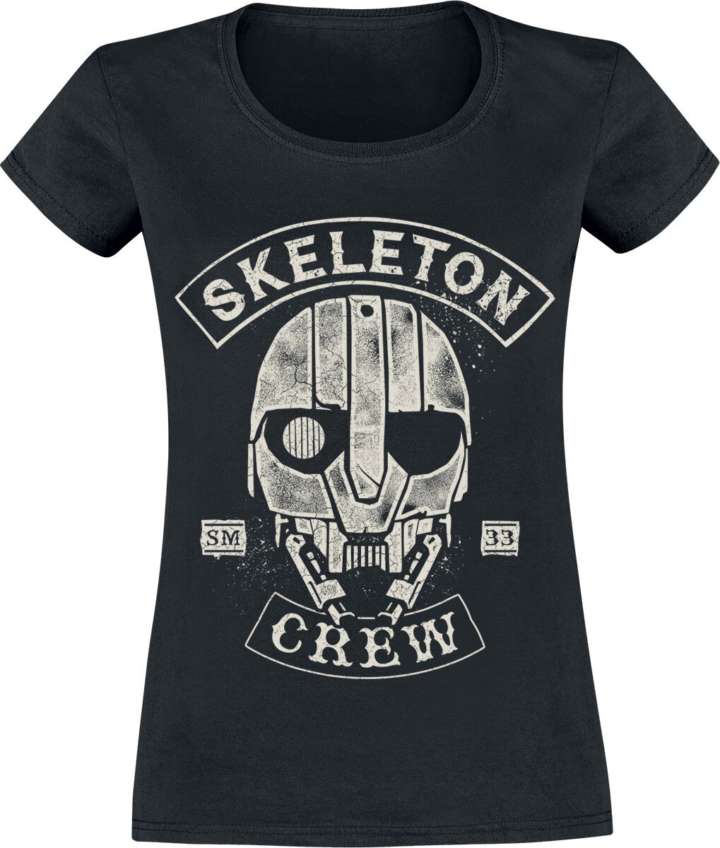 T-Shirt Manches courtes Disney de Star Wars - Skeleton Crew - SM-33 Vintage - S à XXL - pour Femme - noir - Star Wars
