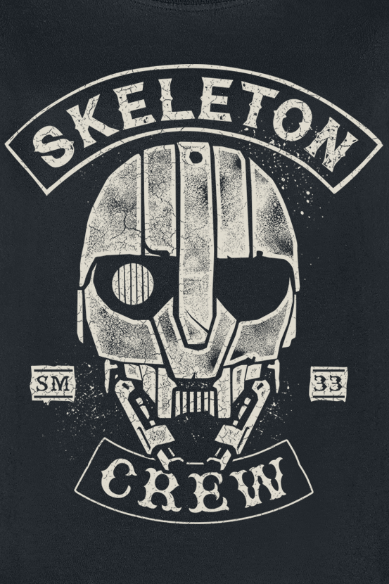 T-Shirt Manches courtes Disney de Star Wars - Skeleton Crew - SM-33 Vintage - S à XXL - pour Femme - noir - Star Wars - View 2