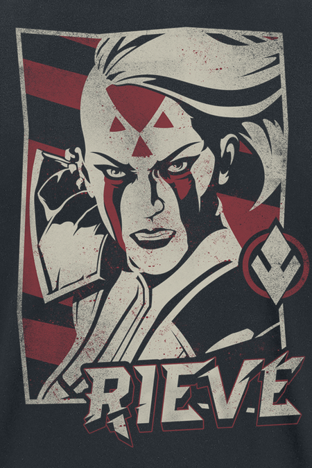T-Shirt Manches courtes Disney de Star Wars - Hunters - Rieve - S à XXL - pour Femme - noir - Star Wars - View 2