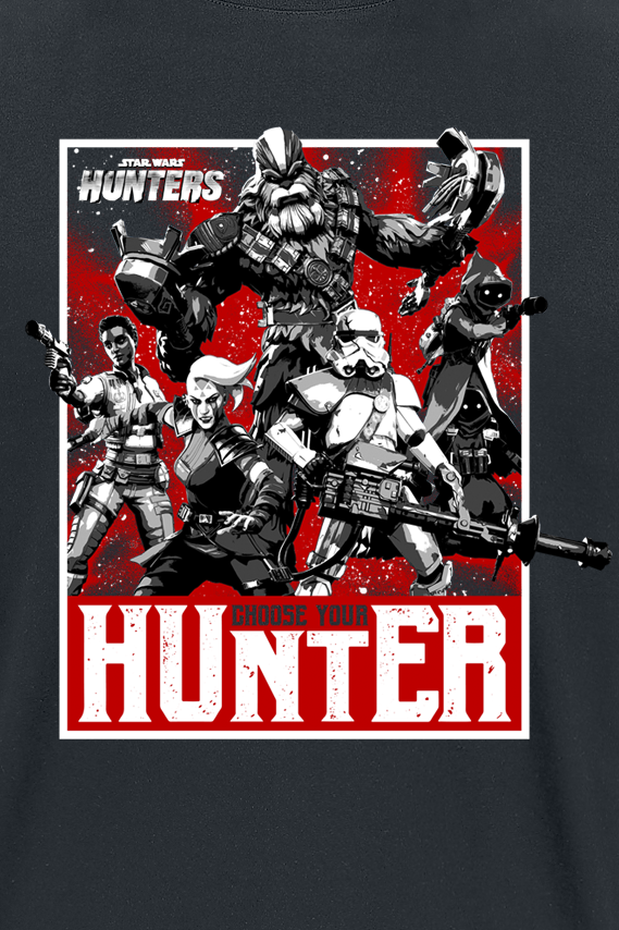 T-Shirt Manches courtes Disney de Star Wars - Hunters - Choose Your Hunter - S à XXL - pour Femme - noir - Star Wars - View 2