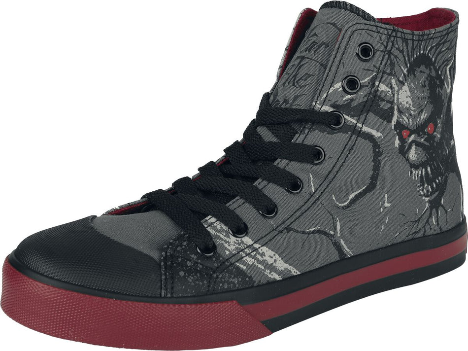Baskets hautes  de Iron Maiden - EMP Signature Collection - EU37 à EU47 - pour Unisexe - multicolore - Iron Maiden
