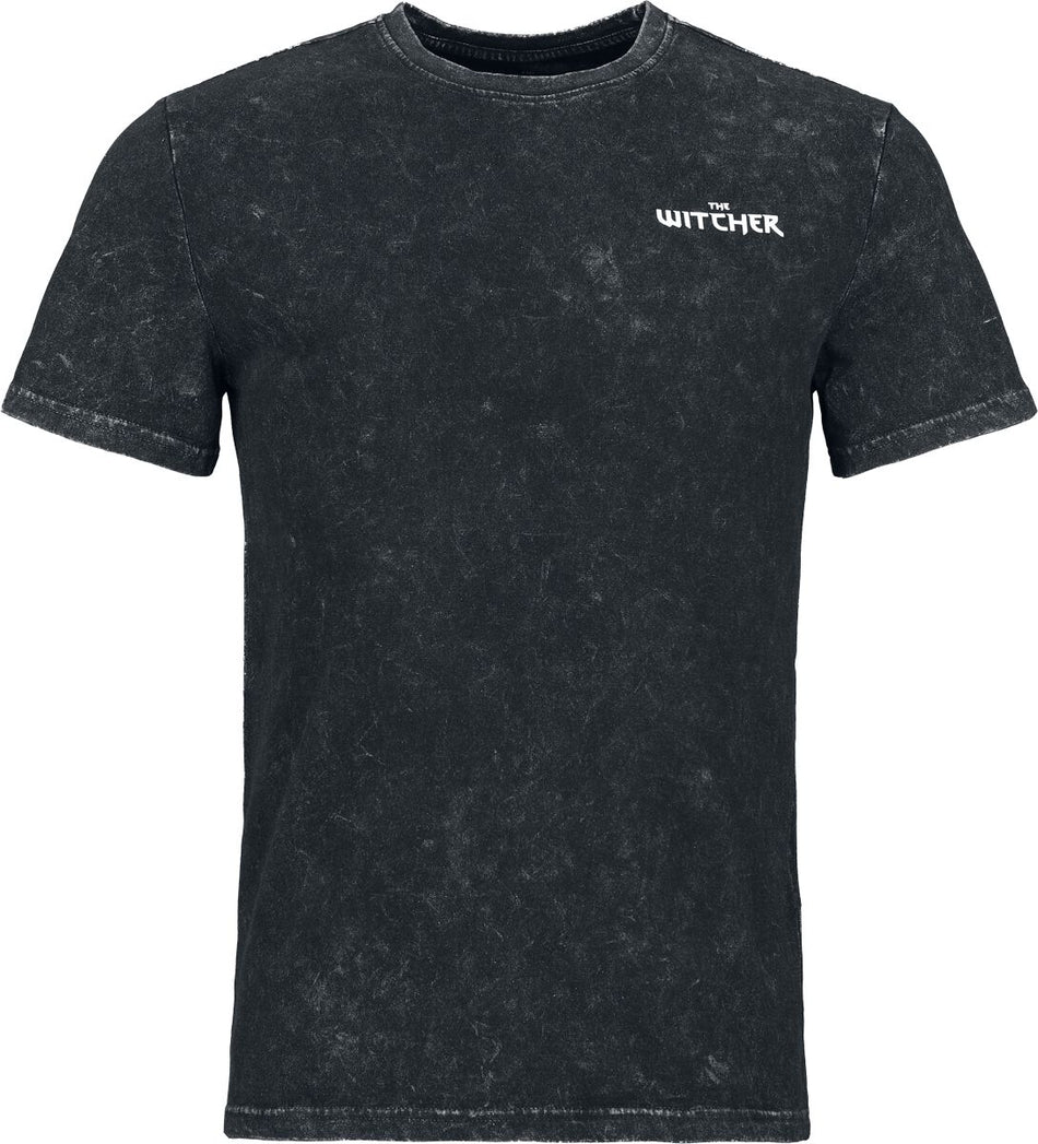 T-Shirt Manches courtes Gaming de The Witcher - Runes - T-Shirt - S à XXL - pour Homme - noir chiné - The Witcher