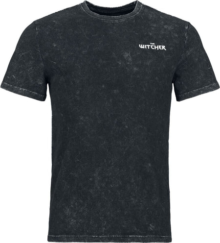 T-Shirt Manches courtes Gaming de The Witcher - Runes - T-Shirt - S à XXL - pour Homme - noir chiné - The Witcher