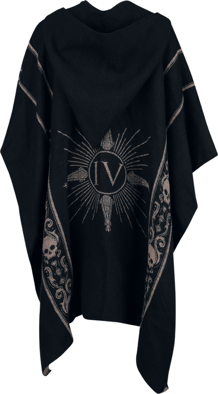 Poncho  de Ghost - Ghost - Collection Signature EMP - Standard - pour Femme - noir - Ghost - View 2