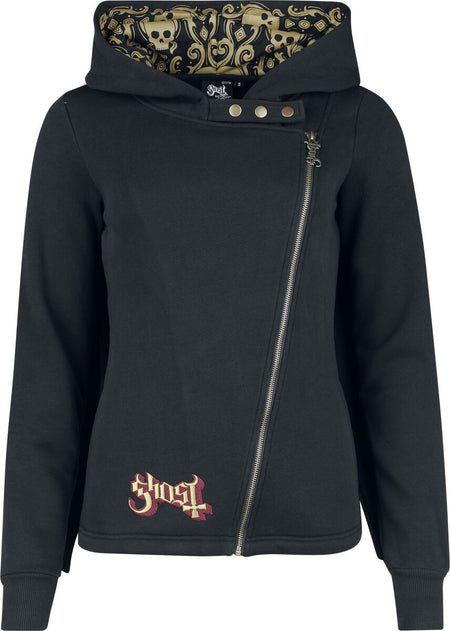Sweat-shirt zippé à capuche  de Ghost - EMP Signature Collection - S à 3XL - pour Femme - noir - Ghost