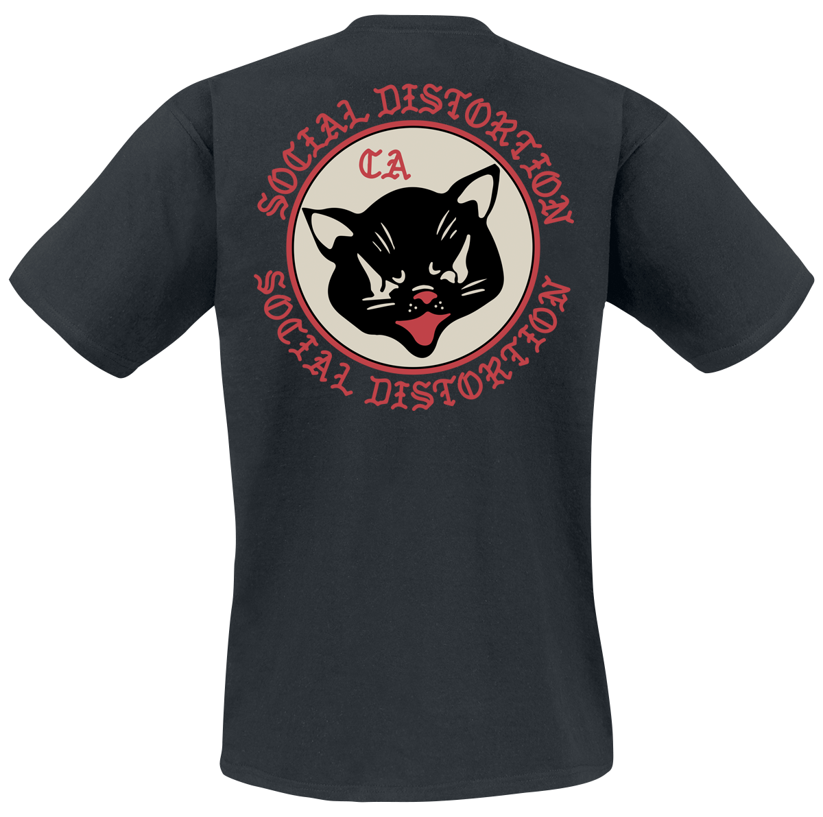 T-Shirt Manches courtes  de Social Distortion - Bad Luck - S à 3XL - pour Homme - noir - Social Distortion - View 2