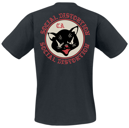 T-Shirt Manches courtes  de Social Distortion - Bad Luck - S à 3XL - pour Homme - noir - Social Distortion - View 2