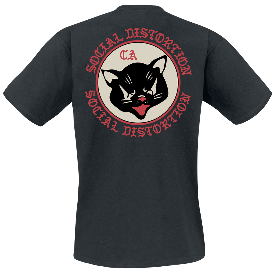 T-Shirt Manches courtes  de Social Distortion - Bad Luck - S à 3XL - pour Homme - noir - Social Distortion - View 2
