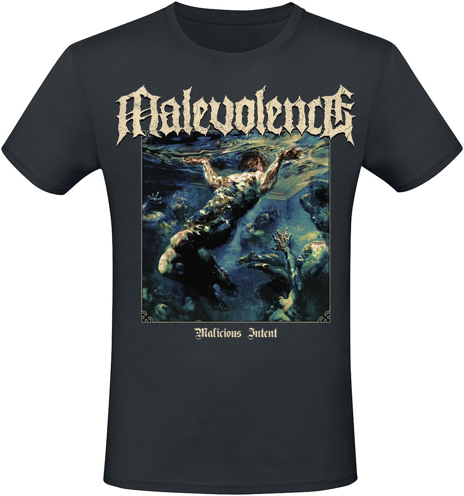 T-Shirt Manches courtes  de Malevolence - Malicious Intent - S à XXL - pour Homme - noir - Malevolence