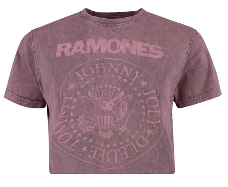T-Shirt Manches courtes  de Ramones - Crest - S à XXL - pour Femme - violet - Ramones
