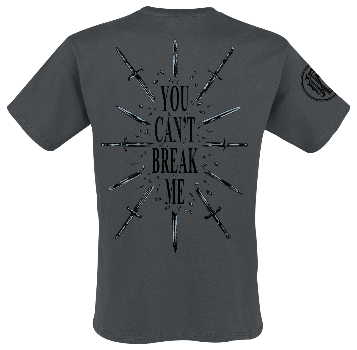 T-Shirt Manches courtes  de Parkway Drive - You Can't Break Me - S à XXL - pour Homme - gris - Parkway Drive - View 2