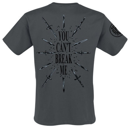 T-Shirt Manches courtes  de Parkway Drive - You Can't Break Me - S à XXL - pour Homme - gris - Parkway Drive - View 2