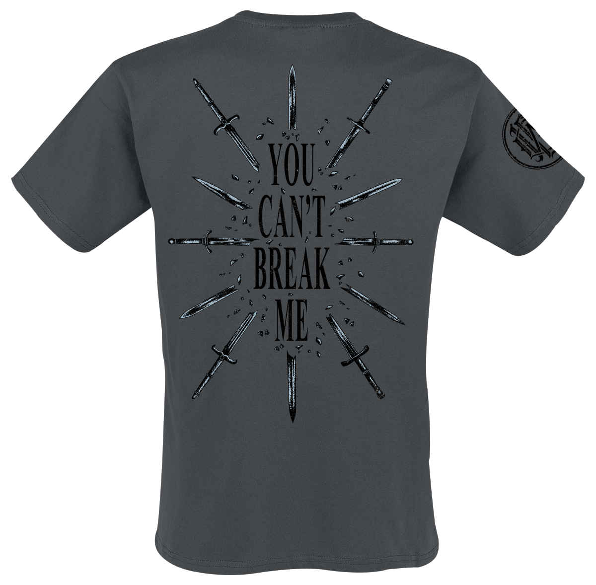 T-Shirt Manches courtes  de Parkway Drive - You Can't Break Me - S à XXL - pour Homme - gris - Parkway Drive - View 2