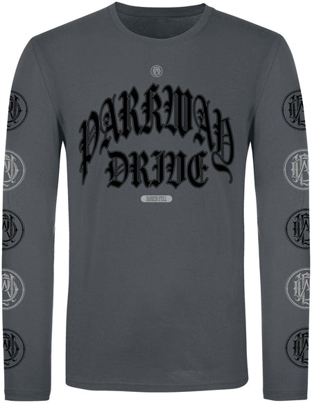 T-shirt manches longues  de Parkway Drive - Logo - S à XL - pour Homme - gris - Parkway Drive