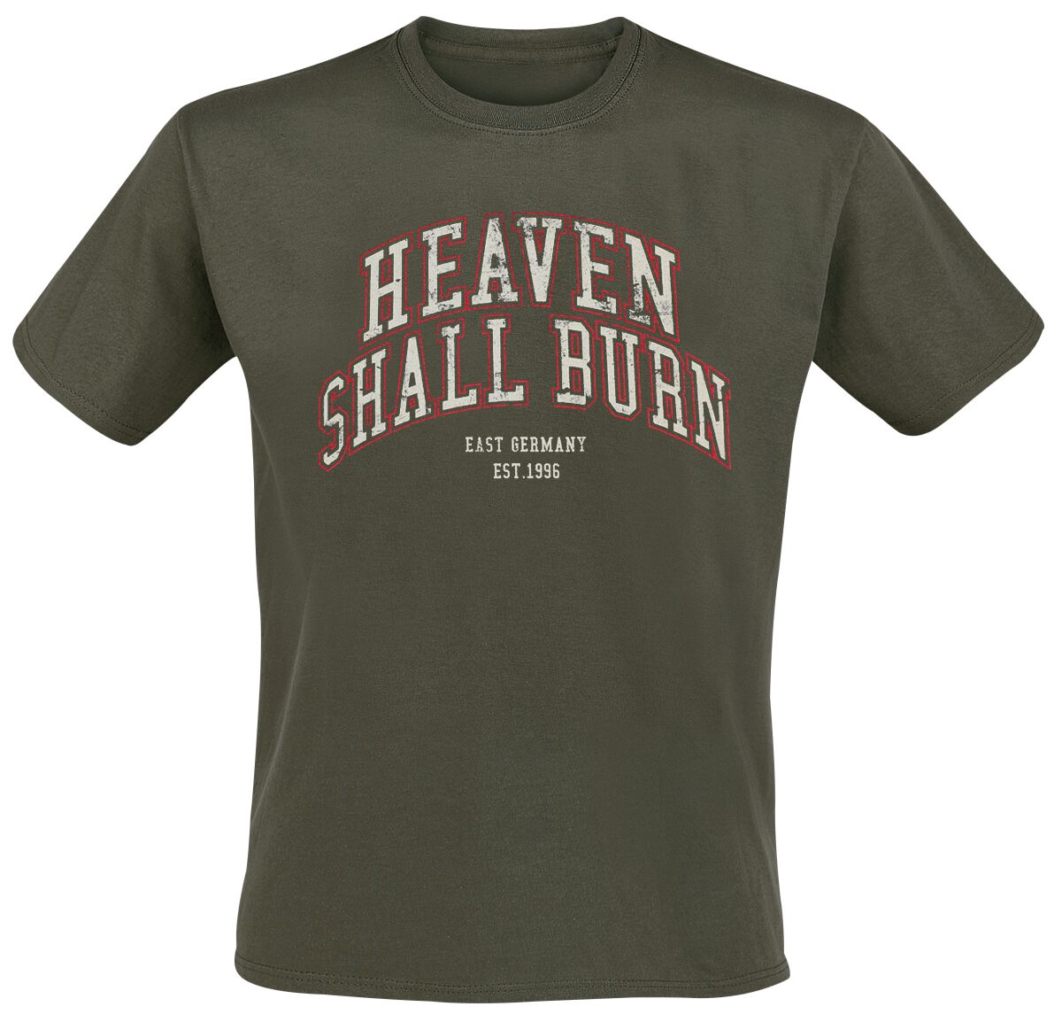 T-Shirt Manches courtes  de Heaven Shall Burn - Never Surrender - S à 4XL - pour Homme - vert - Heaven Shall Burn
