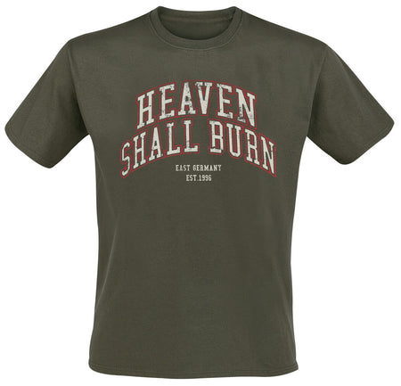 T-Shirt Manches courtes  de Heaven Shall Burn - Never Surrender - S à 4XL - pour Homme - vert - Heaven Shall Burn