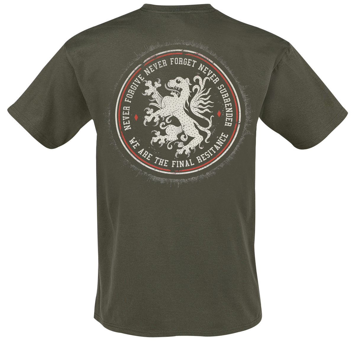 T-Shirt Manches courtes  de Heaven Shall Burn - Never Surrender - S à 4XL - pour Homme - vert - Heaven Shall Burn - View 2