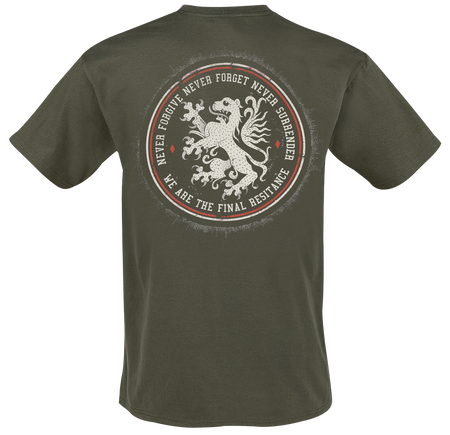 T-Shirt Manches courtes  de Heaven Shall Burn - Never Surrender - S à 4XL - pour Homme - vert - Heaven Shall Burn - View 2