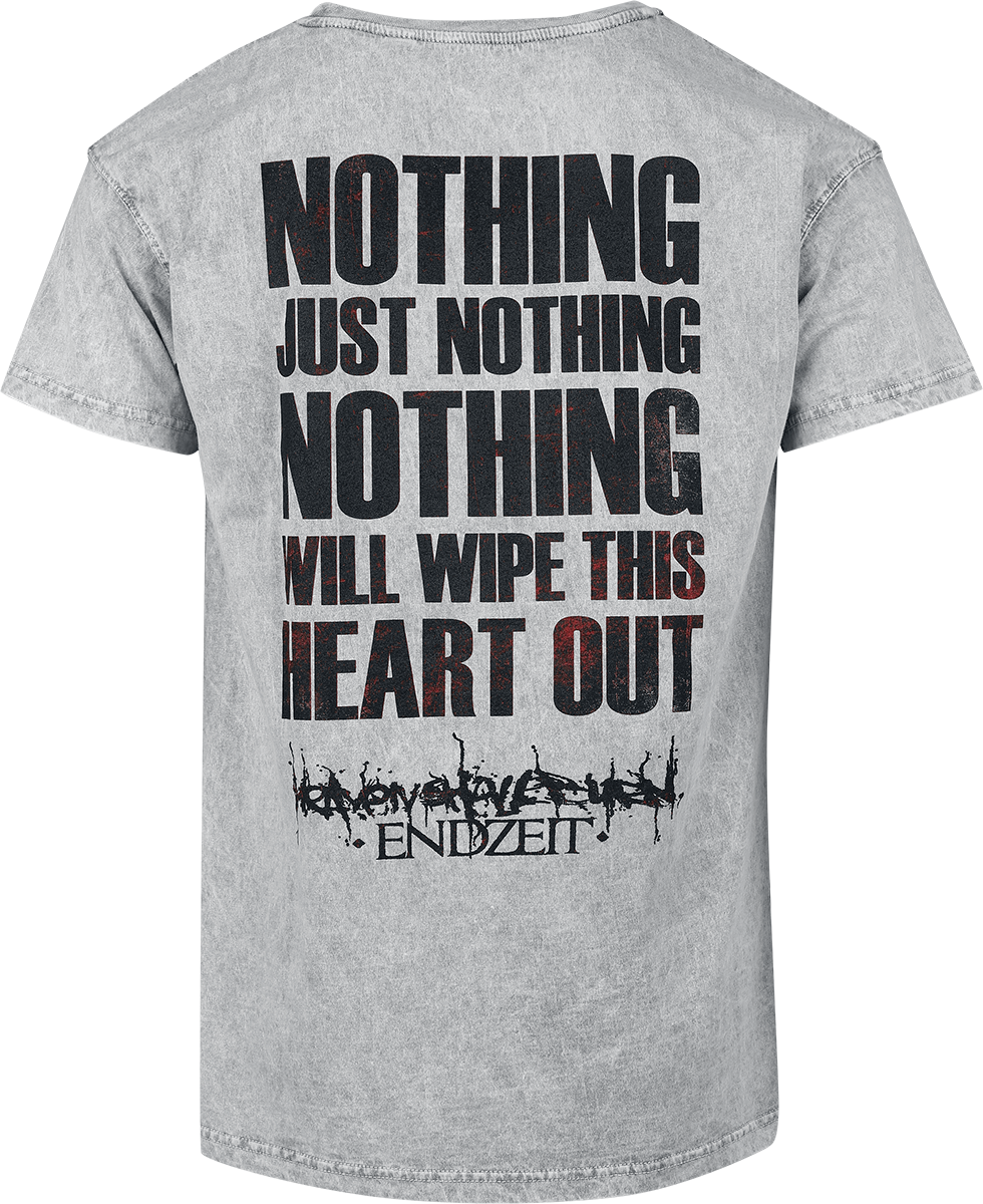T-Shirt Manches courtes  de Heaven Shall Burn - Endzeit - S à 4XL - pour Homme - gris - Heaven Shall Burn - View 2