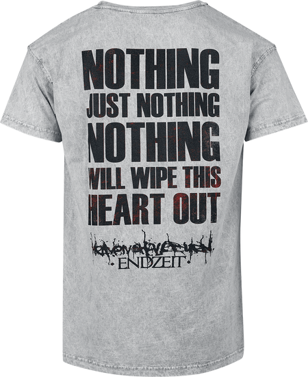 T-Shirt Manches courtes  de Heaven Shall Burn - Endzeit - S à 4XL - pour Homme - gris - Heaven Shall Burn - View 2
