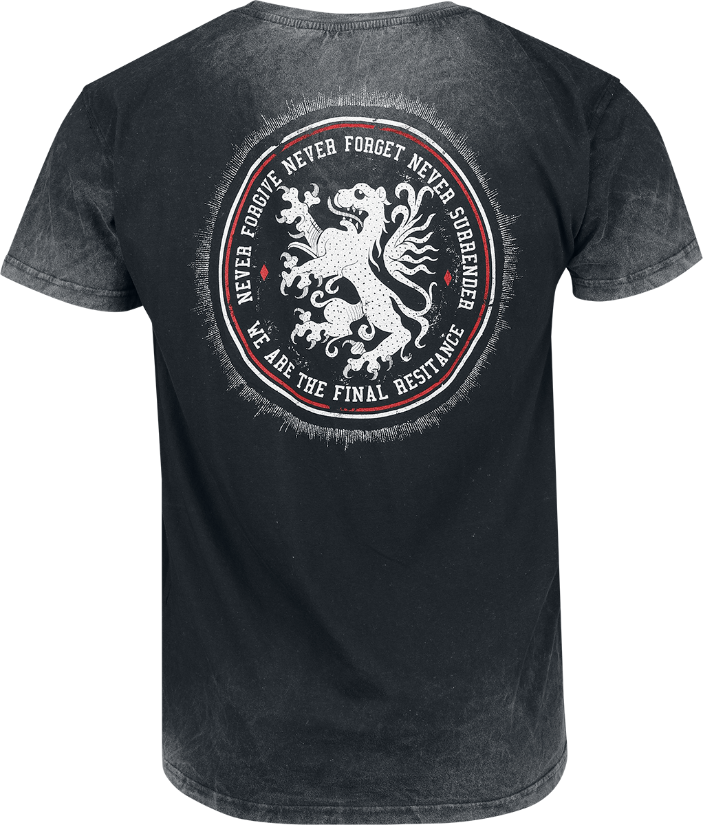 T-Shirt Manches courtes  de Heaven Shall Burn - Never - S à 4XL - pour Homme - gris - Heaven Shall Burn - View 2