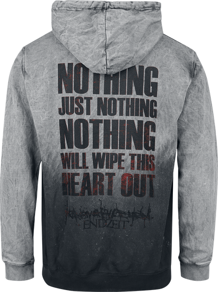 Sweat-shirt à capuche  de Heaven Shall Burn - Endzeit - S à XXL - pour Homme - gris - Heaven Shall Burn - View 2