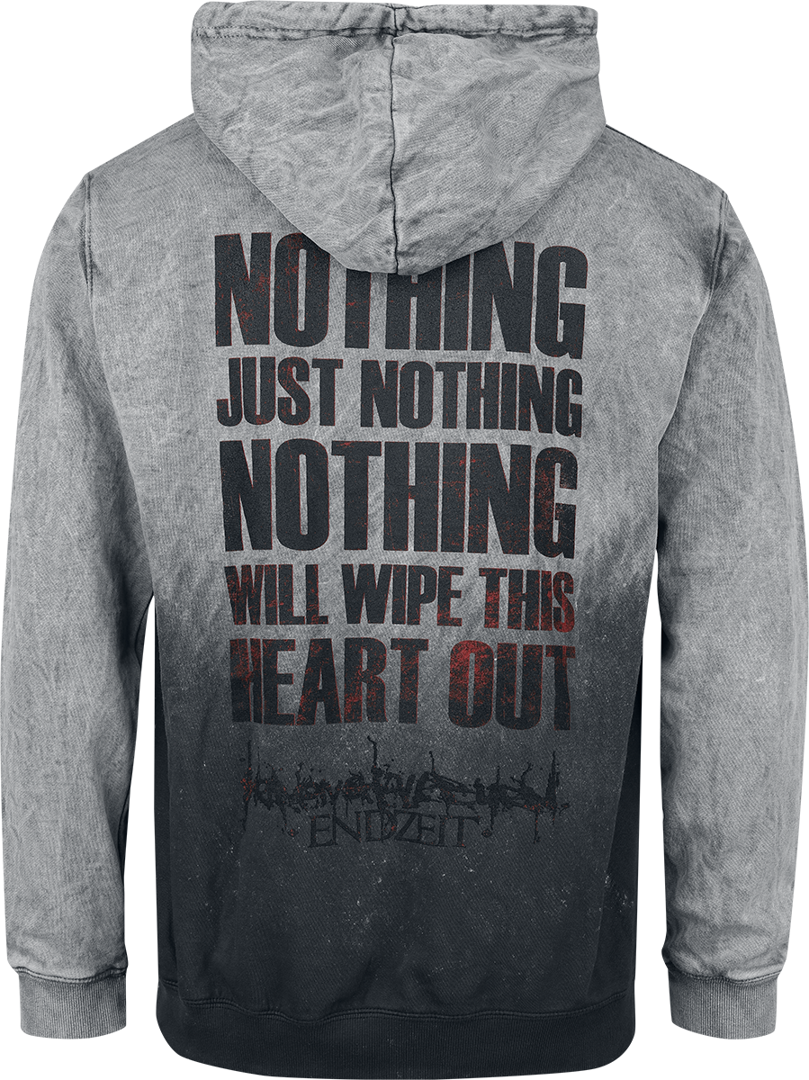 Sweat-shirt à capuche  de Heaven Shall Burn - Endzeit - S à XXL - pour Homme - gris - Heaven Shall Burn - View 2