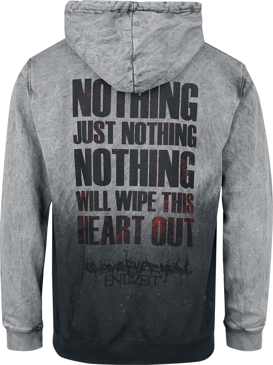 Sweat-shirt à capuche  de Heaven Shall Burn - Endzeit - S à XXL - pour Homme - gris - Heaven Shall Burn - View 2