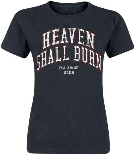 T-Shirt Manches courtes  de Heaven Shall Burn - Never Never - M à XL - pour Femme - noir - Heaven Shall Burn