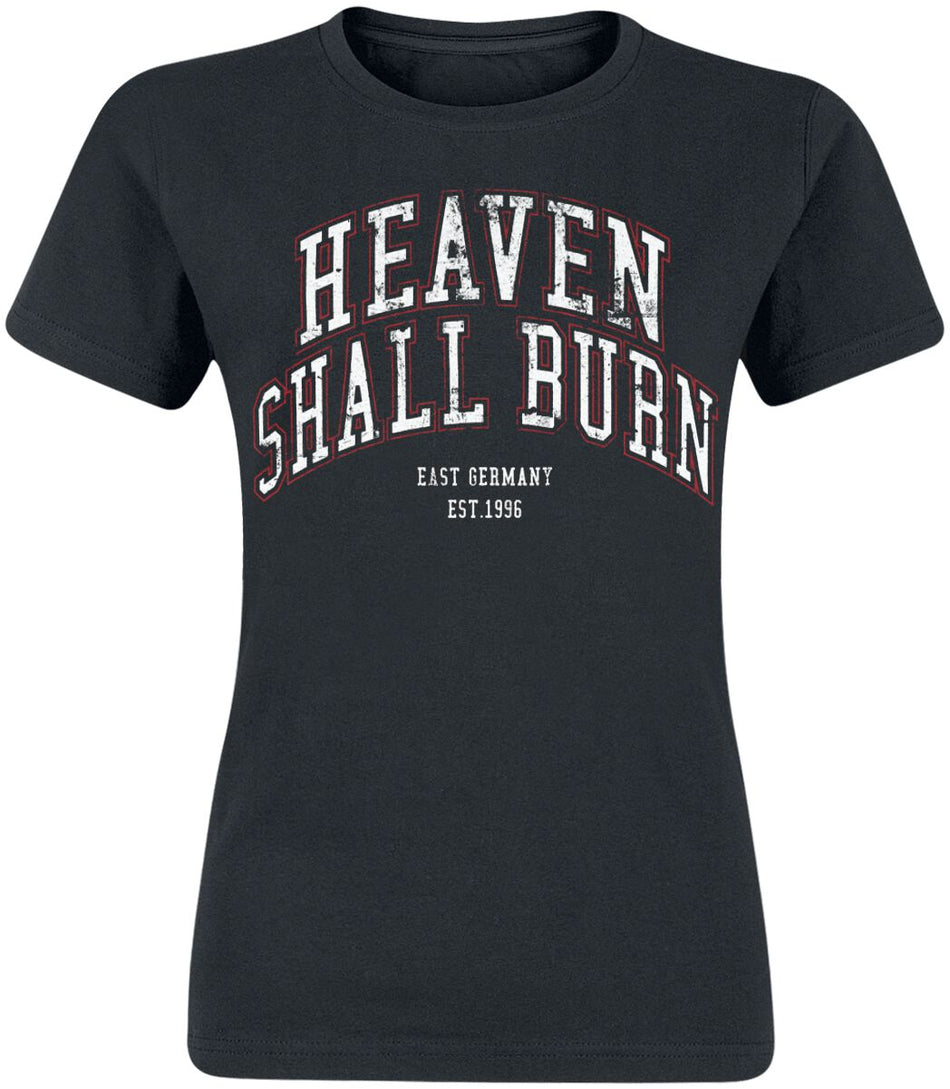 T-Shirt Manches courtes  de Heaven Shall Burn - Never Never - M à XL - pour Femme - noir - Heaven Shall Burn
