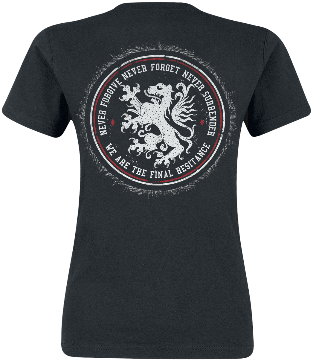 T-Shirt Manches courtes  de Heaven Shall Burn - Never Never - M à XL - pour Femme - noir - Heaven Shall Burn - View 2