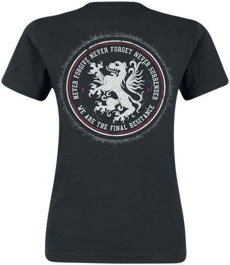 T-Shirt Manches courtes  de Heaven Shall Burn - Never Never - M à XL - pour Femme - noir - Heaven Shall Burn - View 2