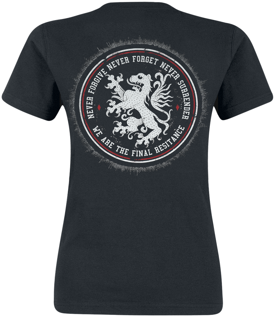 T-Shirt Manches courtes  de Heaven Shall Burn - Never Never - M à XL - pour Femme - noir - Heaven Shall Burn - View 2