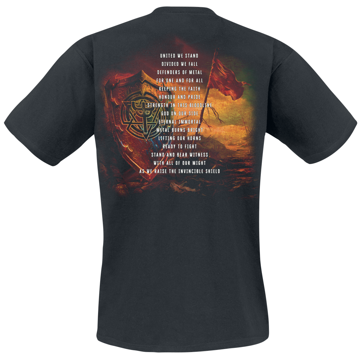 T-Shirt Manches courtes  de Judas Priest - United We Stand - S à 4XL - pour Homme - noir - Judas Priest - View 2
