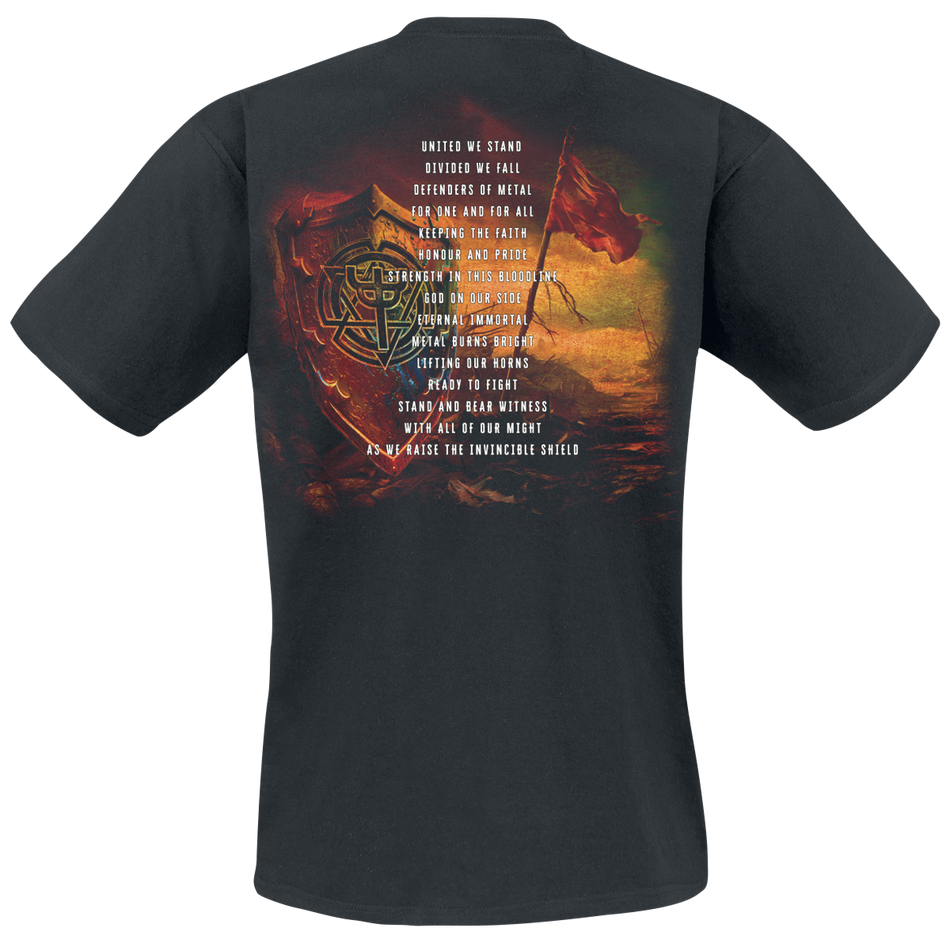 T-Shirt Manches courtes  de Judas Priest - United We Stand - S à 4XL - pour Homme - noir - Judas Priest - View 2