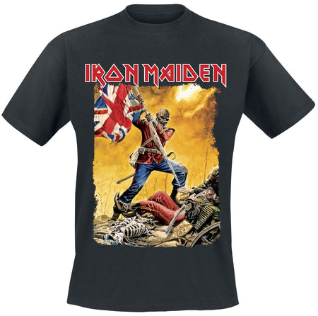 T-Shirt Manches courtes  de Iron Maiden - The Trooper Z2 - S à 4XL - pour Homme - noir - Iron Maiden