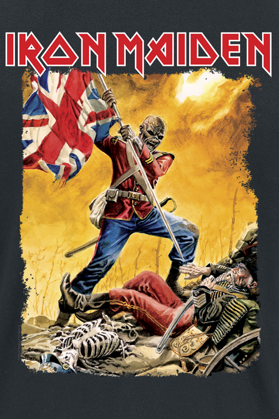 T-Shirt Manches courtes  de Iron Maiden - The Trooper Z2 - S à 4XL - pour Homme - noir - Iron Maiden - View 2