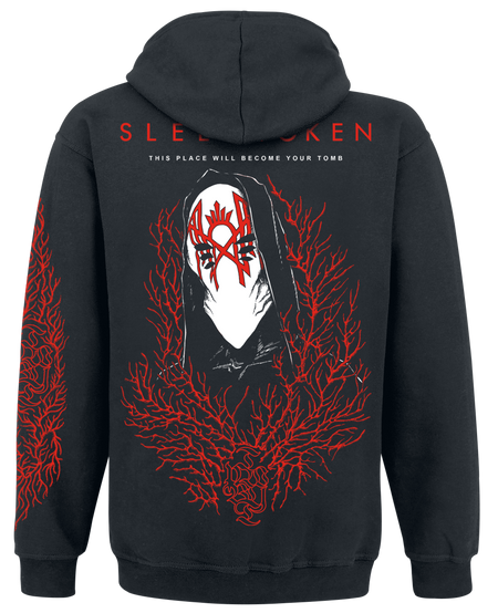 Sweat-shirt zippé à capuche  de Sleep Token - Portrait Zip - S à XXL - pour Homme - noir - Sleep Token - View 2