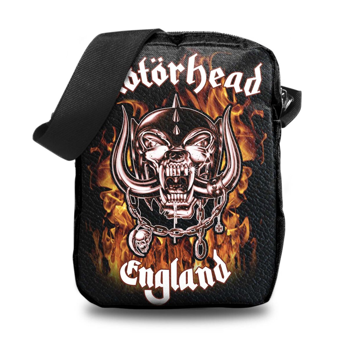 Sac à bandoulière  de Motörhead - Rocksax - England Fire - pour Unisexe - noir - Motörhead