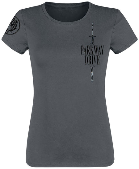 T-Shirt Manches courtes  de Parkway Drive - You Can't Break Me - S à XXL - pour Femme - gris - Parkway Drive