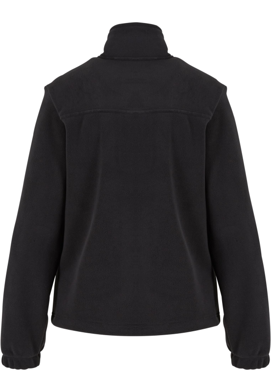 Veste Polaire  de Urban Classics - Veste Double Polaire - S - pour Femme - noir - Urban Classics - View 2