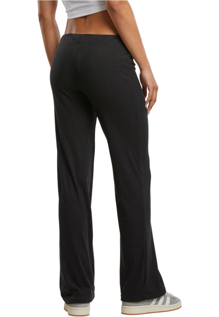Pantalon en toile  de Urban Classics - Pantalon Côtelé - XS à XL - pour Femme - noir - Urban Classics - View 2