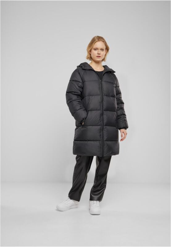 Veste d'hiver  de Urban Classics - Ladies Long Puffer Coat - XS à XL - pour Femme - noir - Urban Classics